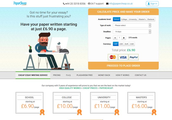 Papercheap.co.uk preview